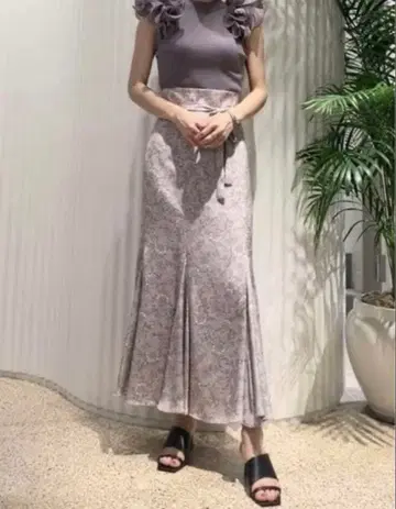 미사용 새상품 snidel 플라워 머메이드 스커트