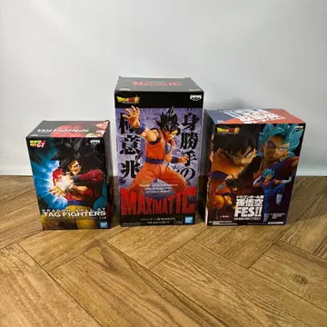 드래곤볼 MAXIMATIC 손오공 피규어 3상자 세트