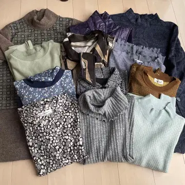 [ 시니어 여성복 ] 가을/겨울 제품 묶음 판매 M~L