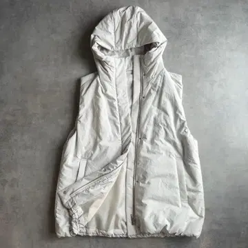 [ ICB ] 3.6만 패딩 베스트 드로스트 경량 미들 기장 그레이지