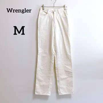 랭글러 코듀로이 팬츠 M 화이트 얇은 소재 봄/가을 심플 캐주얼 337