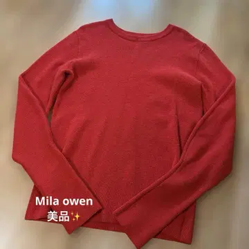 새상품급 Mila owen 빨간색 니트