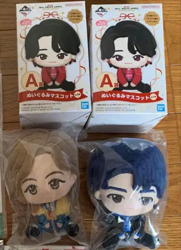 미세스 그린애플 봉제 인형 마스코트 2개 세트