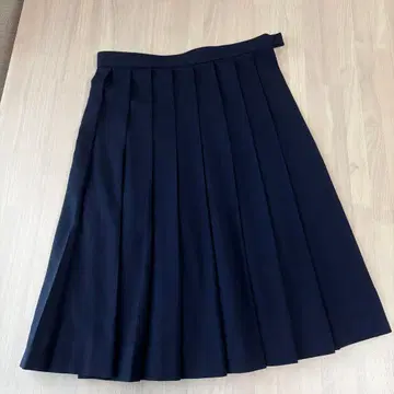 네이비 플리츠 스커트 M 사이즈 1