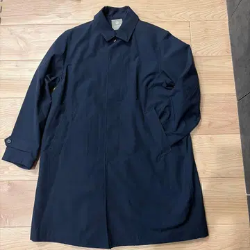 네이비 스텐카라 코트