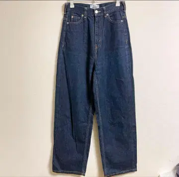 SERGE de bleu 코쿤 드라이 하이웨스트 코쿤 데님