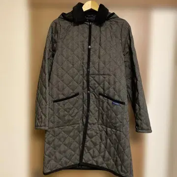 새상품 LAVENHAM 퀼팅 롱 코트 42