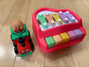 호빵맨 SL맨 기차 철근 피아노 세트