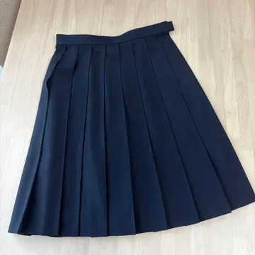 네이비 플리츠 스커트 M 사이즈 2