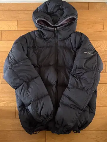 Eddie Bauer 후드 부착 다운 자켓 블랙