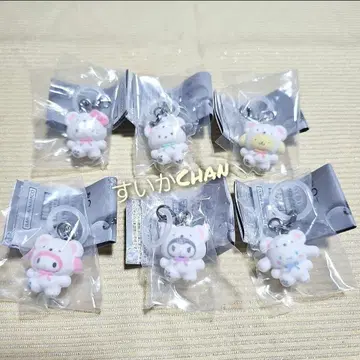 메지루시 액세서리 산리오 캐릭터즈 후와후와 스노우 컴프 가챠 1