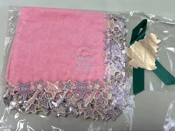 치카자와 레이스 타월 손수건 에이리언 초레어 상품 핑크