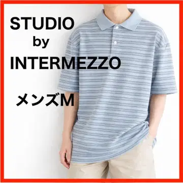 A4346*STUDIO by INTERMEZZO*피케 셔츠*M*그레이