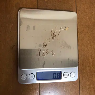 골드 체인 목걸이 0.8g