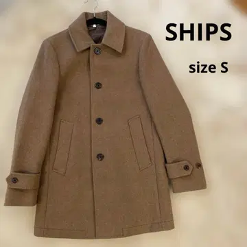 SHIPS 브라운 롱 코트 S