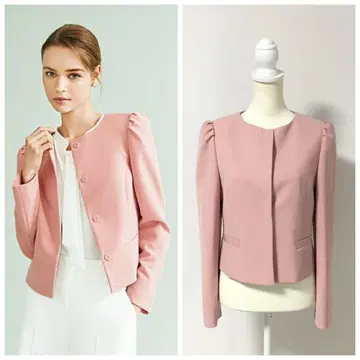 최근 새상품급 FOXEY 폭시 워셔블 스트레치 자켓