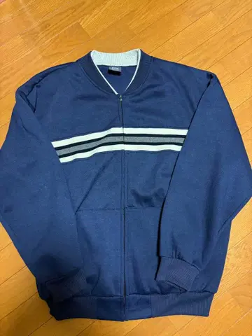 네이비 저지 맨투맨