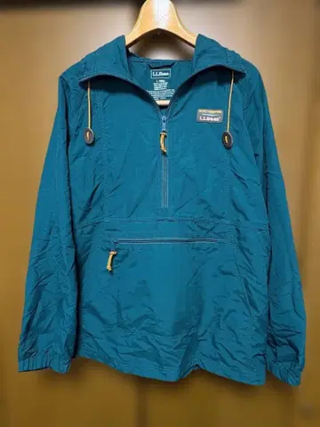 L.L.Bean 나일론 풀오버 자켓 L REG 틸 그린