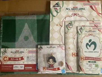 Mrs. GREEN APPLE 제일복권 C상 스톨 F상 오오모리 참 세트