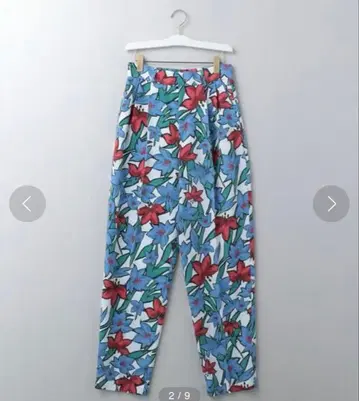 [ 새상품급 ] 6(ROKU) FLOWER PRINT TUCK PANTS