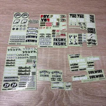 미니 사륜구동 이블 와이어 스티커