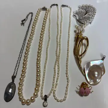 펄 목걸이 세트