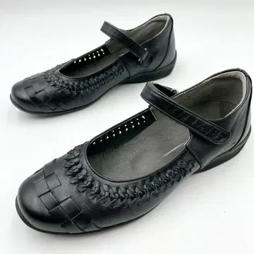 미즈노 펌프스 셀렉 720 뜨개질 가죽 블랙 23.5cm Y1409