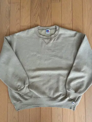 RUSSELL ATHLETIC 베이지 XXL 맨투맨 USA 제조