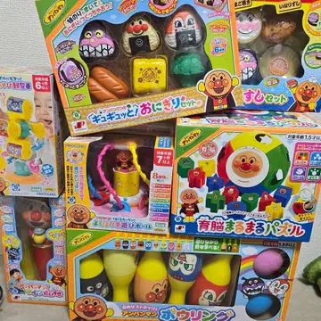 초특가!!!! 호빵맨 뇌 발달 완구 7세트