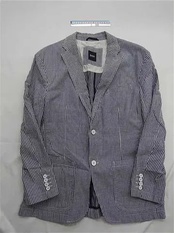 휴고보스 스트라이프 자켓 40R 네이비 계열 남성용