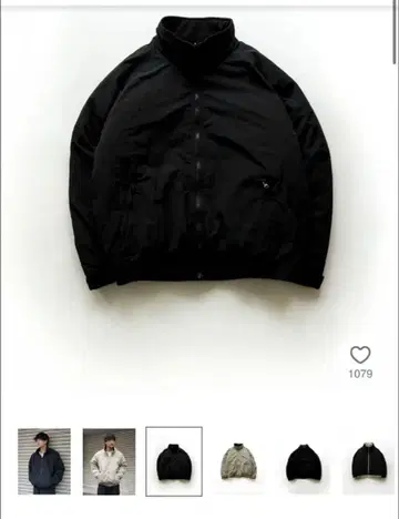 리버서블 플리스 자켓 B5127 블랙