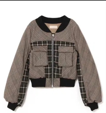 ANDMARY 앤드마리 Coco 체크 재킷 블랙