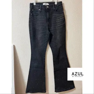 AZUL 큐빅 플레어 데님 M