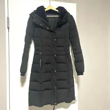 ZARA 롱 다운 블랙
