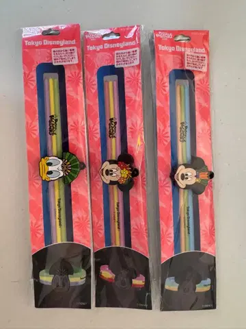 도쿄 디즈니랜드 캐릭터 굿즈 3개 세트