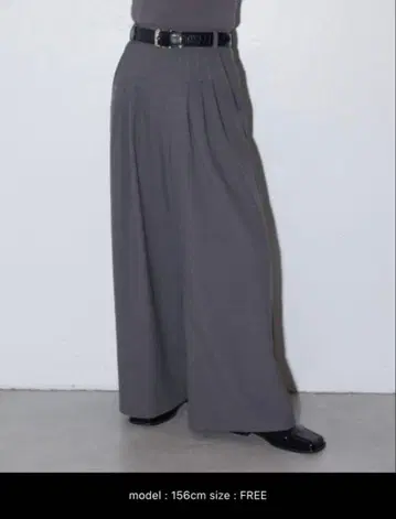 슬랙스 팬츠 [ mi-기획/셋업 가능 ] 3턱 와이드 팬츠