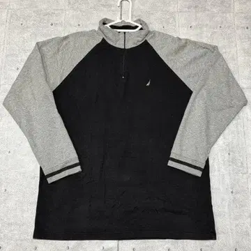 90s NAUTICA 하프 지퍼 맨투맨 트레이닝복 속기모 노티카