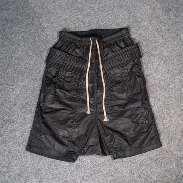 블랙 카고 숏팬츠