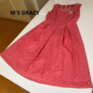 M'S GRACY 엠즈 그레이시 컷워크 자수 원피스