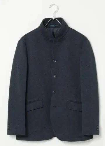 스탠드 카라 테일러드 자켓 S 네이비