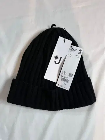 [택 포함] +J 유니클로 캐시미어 100% 니트캡 블랙