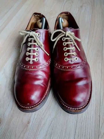 GLAD HAND 리걸 안장 신발 26cm 브라운