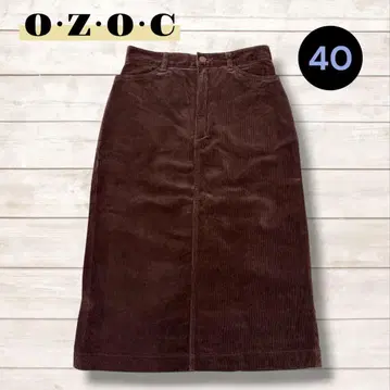 OZOC 코듀로이 타이트 스커트 40