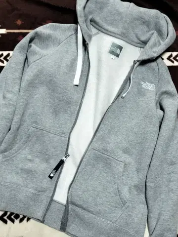 THE NORTH FACE 그레이 후드티