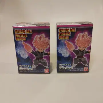드래곤볼 어드버지 모션 오공 블랙 초사이어인 로제 2개 세트