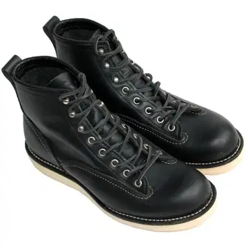 고품질 Red Wing LINEMAN BOOTS 2913 블랙 크롬