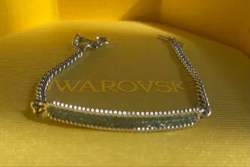 Swarovski 실버 팔찌 크리스탈 장식//박스 없음