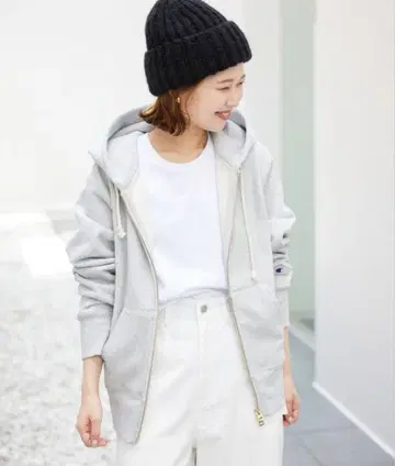 챔피온 SLOBE 별주 더블 지퍼 후드티