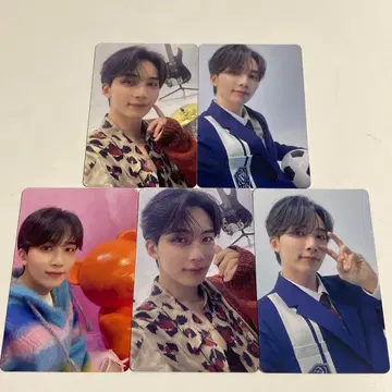 SEVENTEEN DREAM 초회반 봉입 트레이딩 카드 5종 컴프 정한