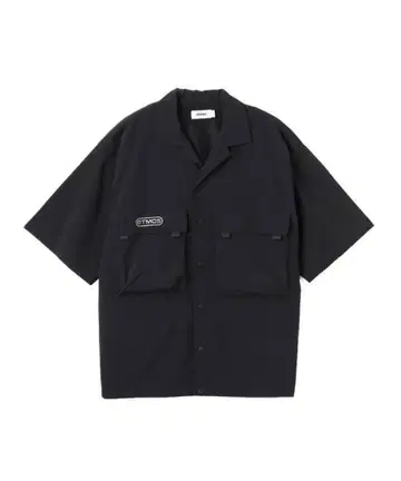 새상품 atmos S/S Nylon Utility Shirt BLACK
